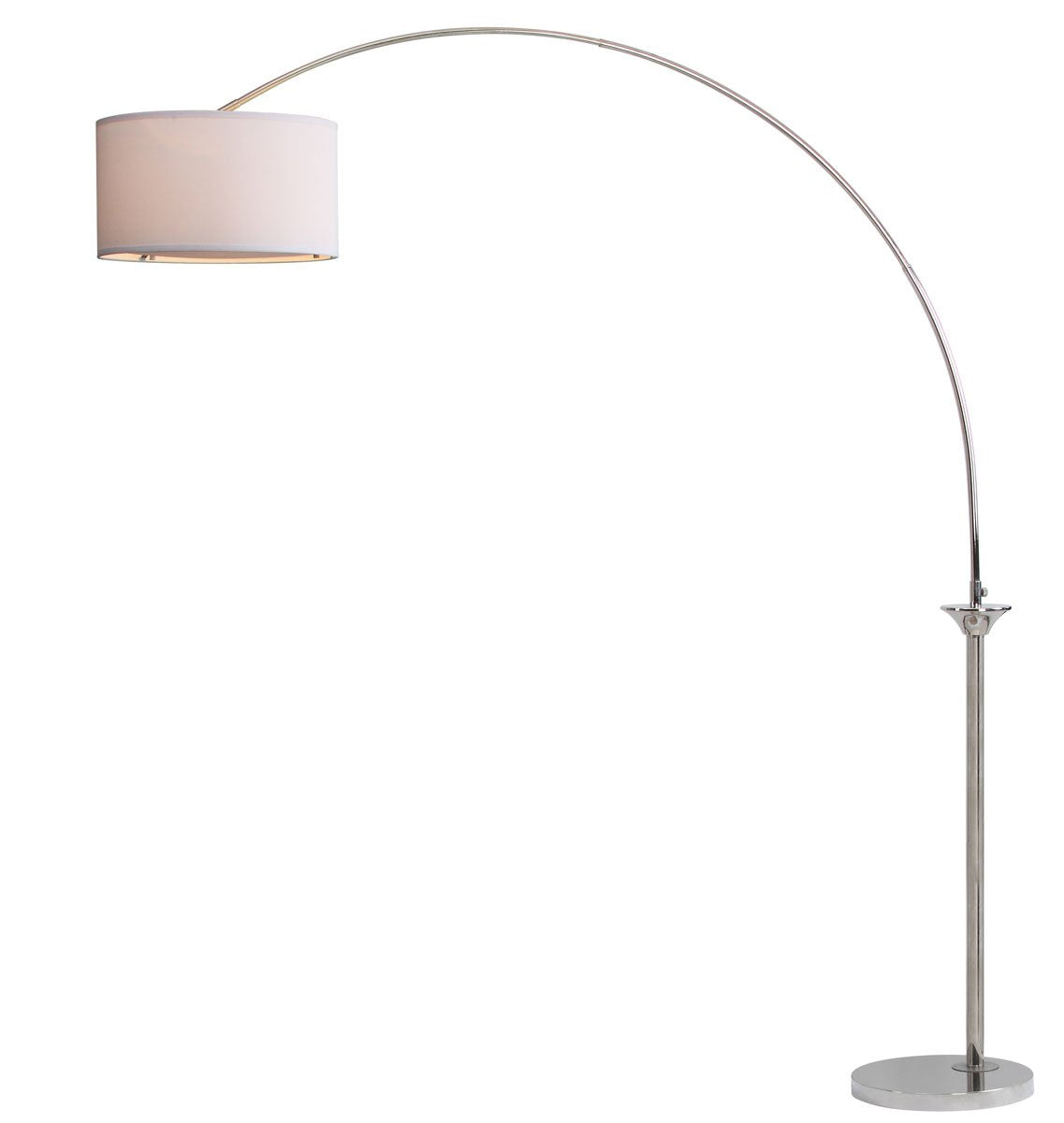 Safavieh Mira 84-Inch H Arc Floor Lamp - Shine Nickel | Floor Lamps | Modishstore - 3