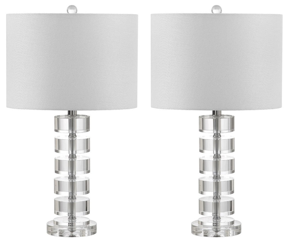 Safavieh Frances 25-Inch H Table Lamp Set Of 2 - Clear | Table Lamps | Modishstore - 2