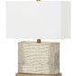 Safavieh Delia 20.5-Inch H Faux Alligator Table Lamp - Cream | Table Lamps | Modishstore - 3