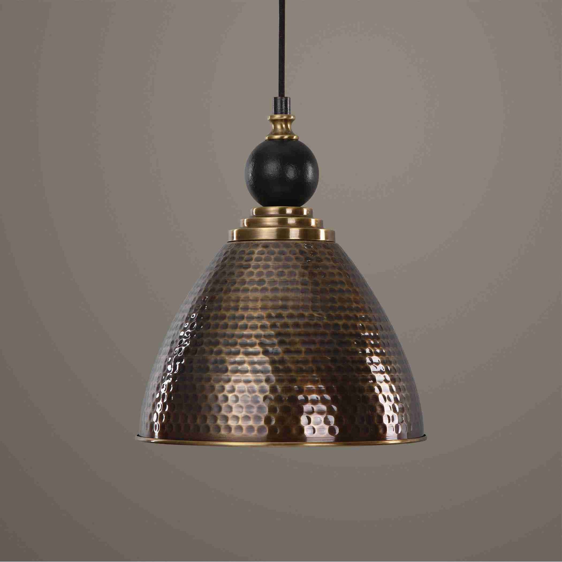 Uttermost Adastra 1 Light Antique Brass Pendant | Pendant Lamps | Modishstore - 4