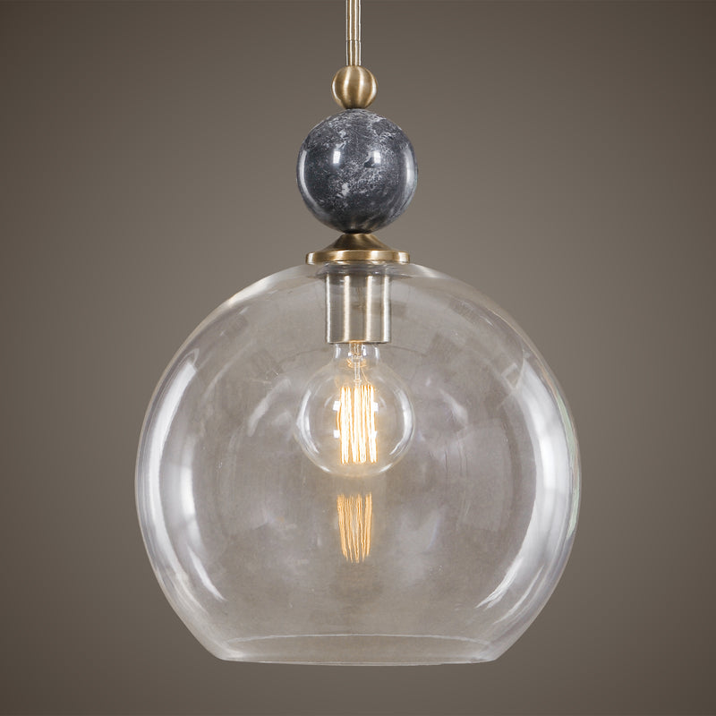 Uttermost Mendota 1 Light Glass Pendant | Modishstore | Pendant Lamps