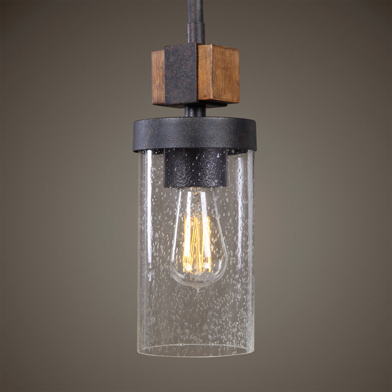 Uttermost Atwood 1 Light Industrial Mini Pendant | Modishstore | Pendant Lamps