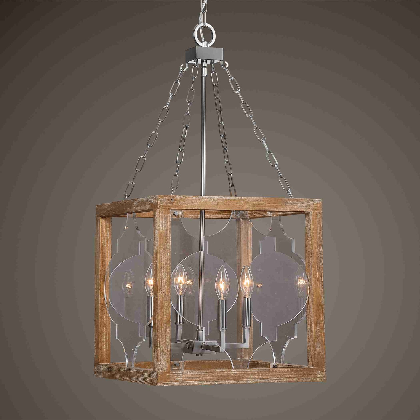 Uttermost Perspex 4 Light Lantern Pendant | Pendant Lamps | Modishstore - 2