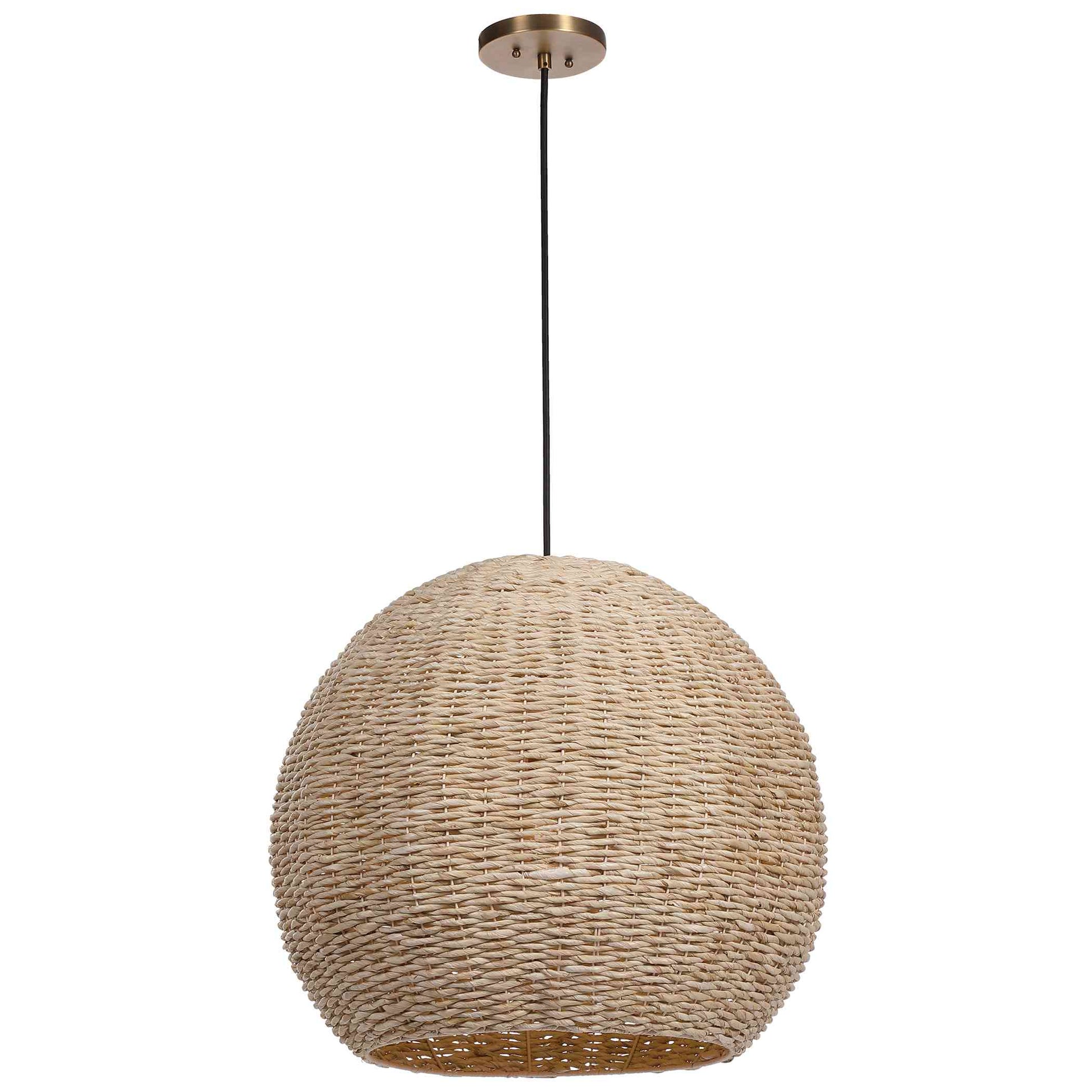 Uttermost  Seagrass 1 Light Dome Pendant | Pendant Lamps | Modishstore