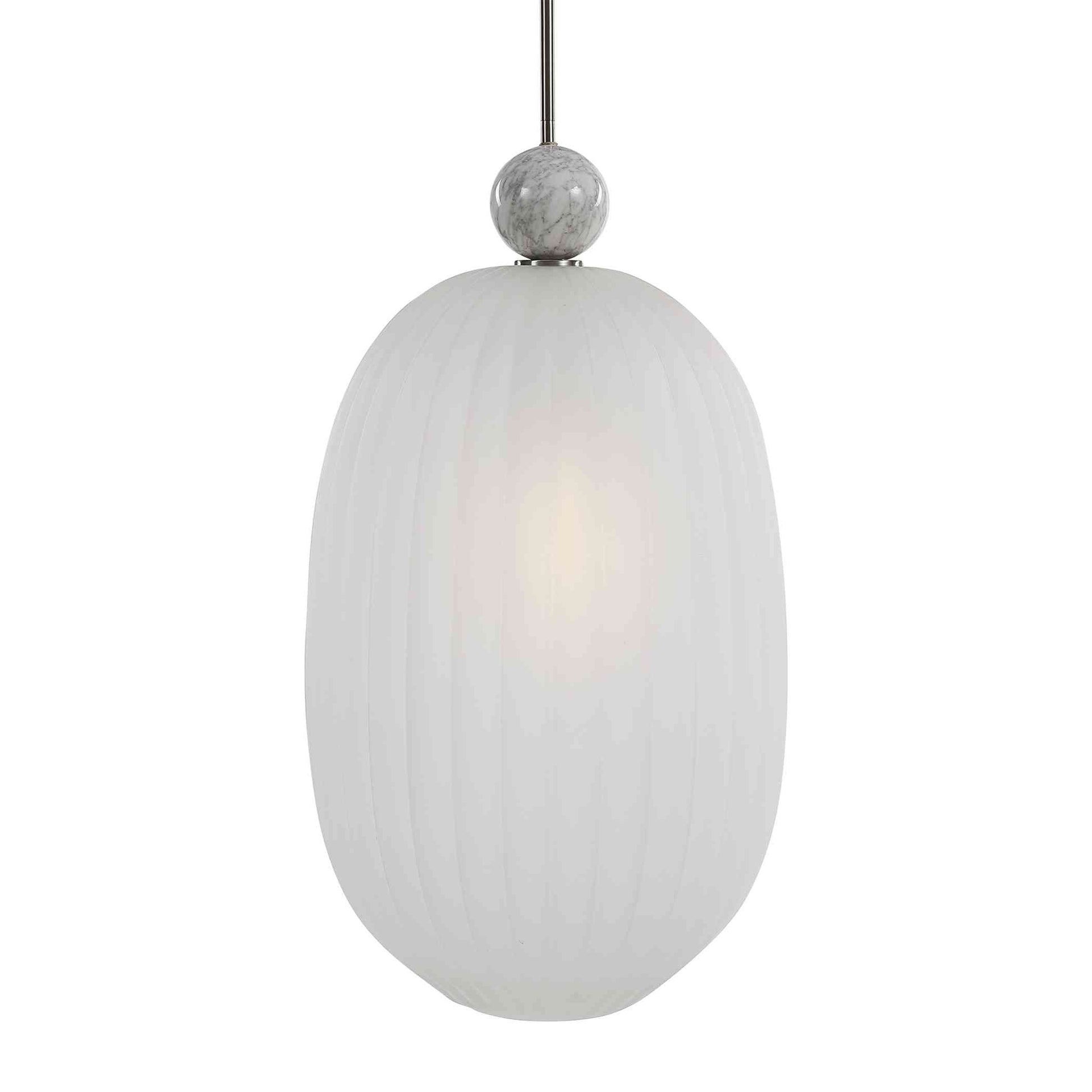 Uttermost Crème Oversized 1 Light Pendant | Pendant Lamps | Modishstore - 2