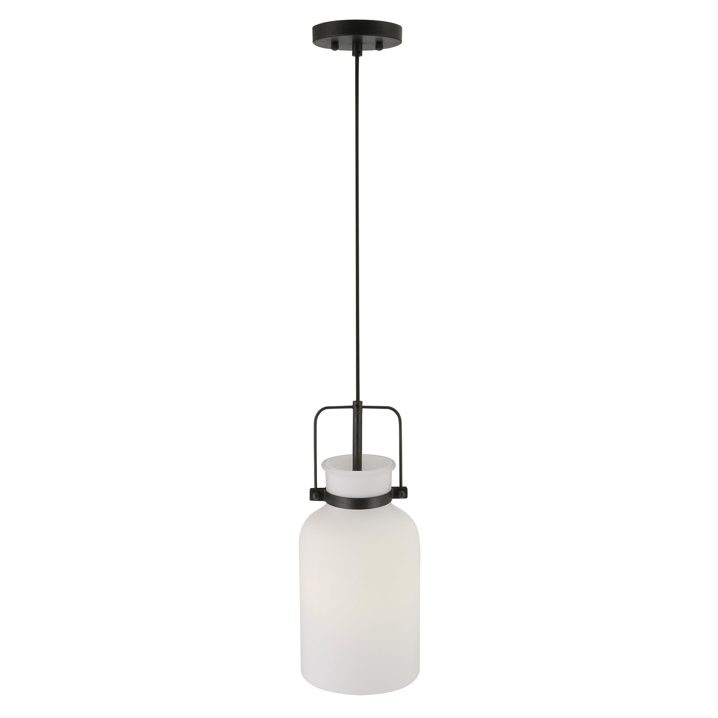 Uttermost Lansing White 1 Light Mini Pendant | Pendant Lamps | Modishstore - 3