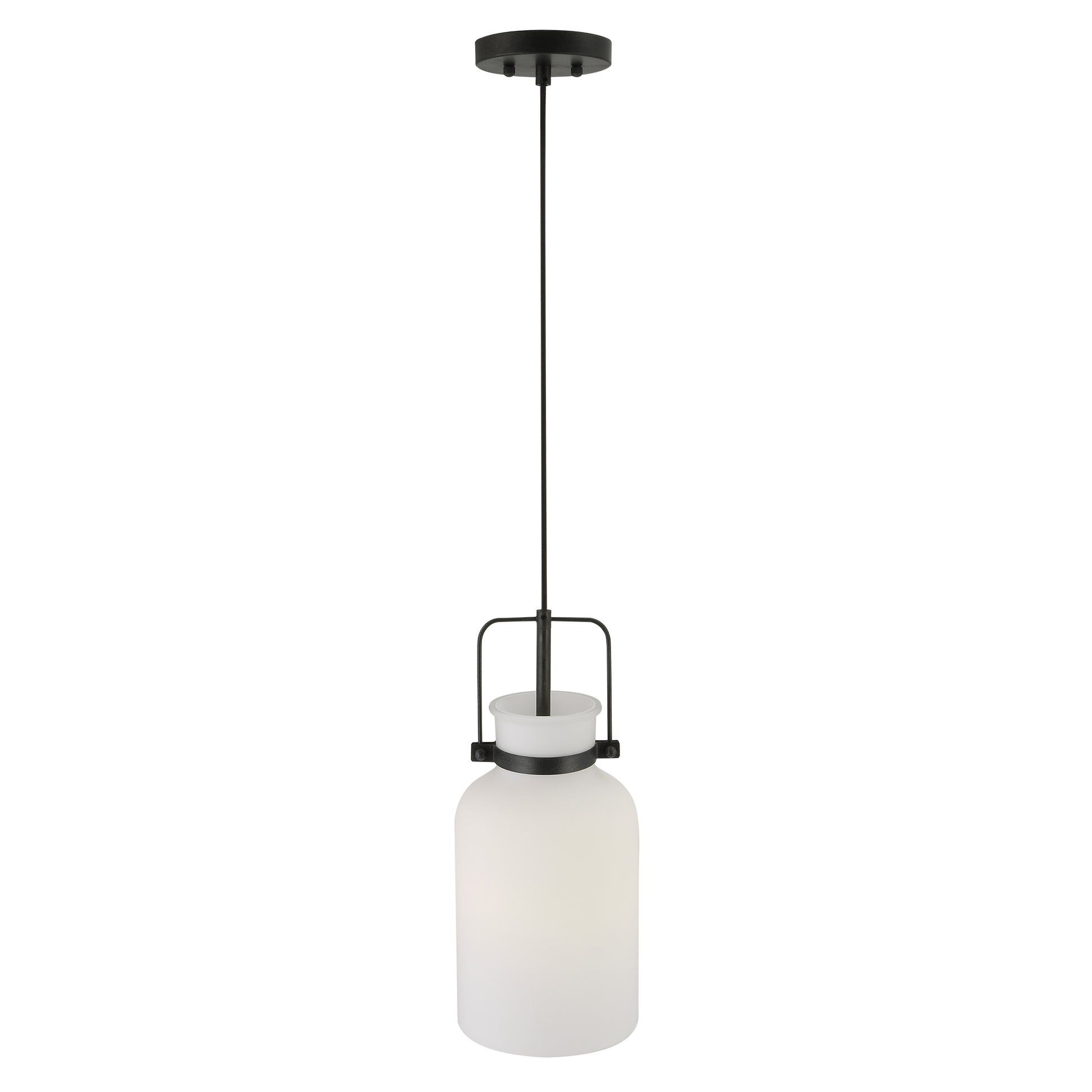 Uttermost Lansing White 1 Light Mini Pendant | Pendant Lamps | Modishstore - 3