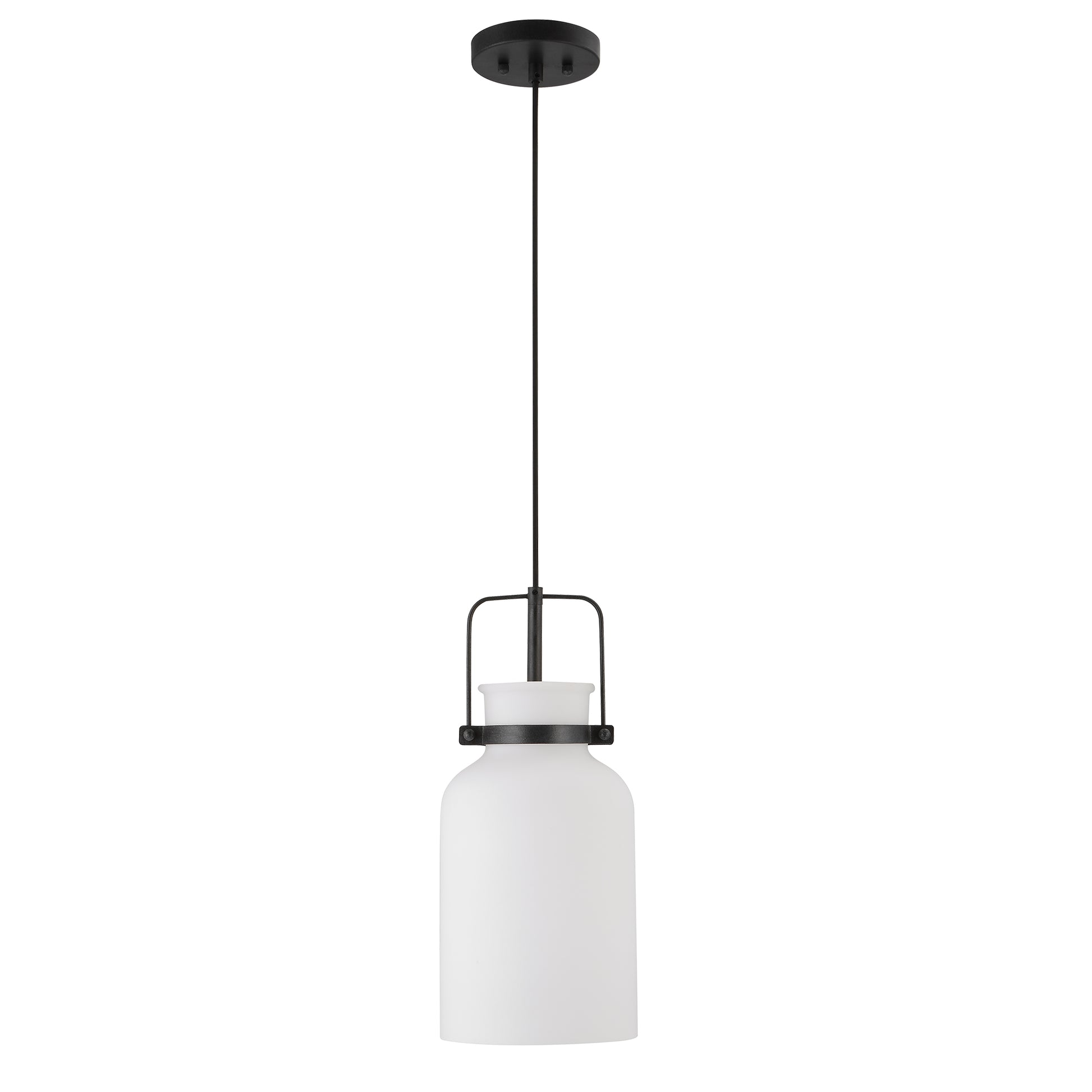 Uttermost Lansing White 1 Light Mini Pendant | Pendant Lamps | Modishstore - 4