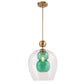 Uttermost Shamrock Green Glass 1 Light Pendant | Pendant Lamps | Modishstore - 5