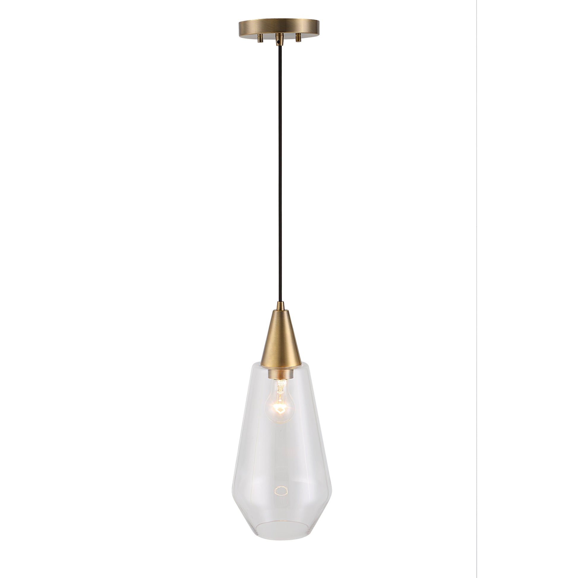 Uttermost Eichler Antique Brass 1 Light Mini Pendant | Pendant Lamps | Modishstore - 6