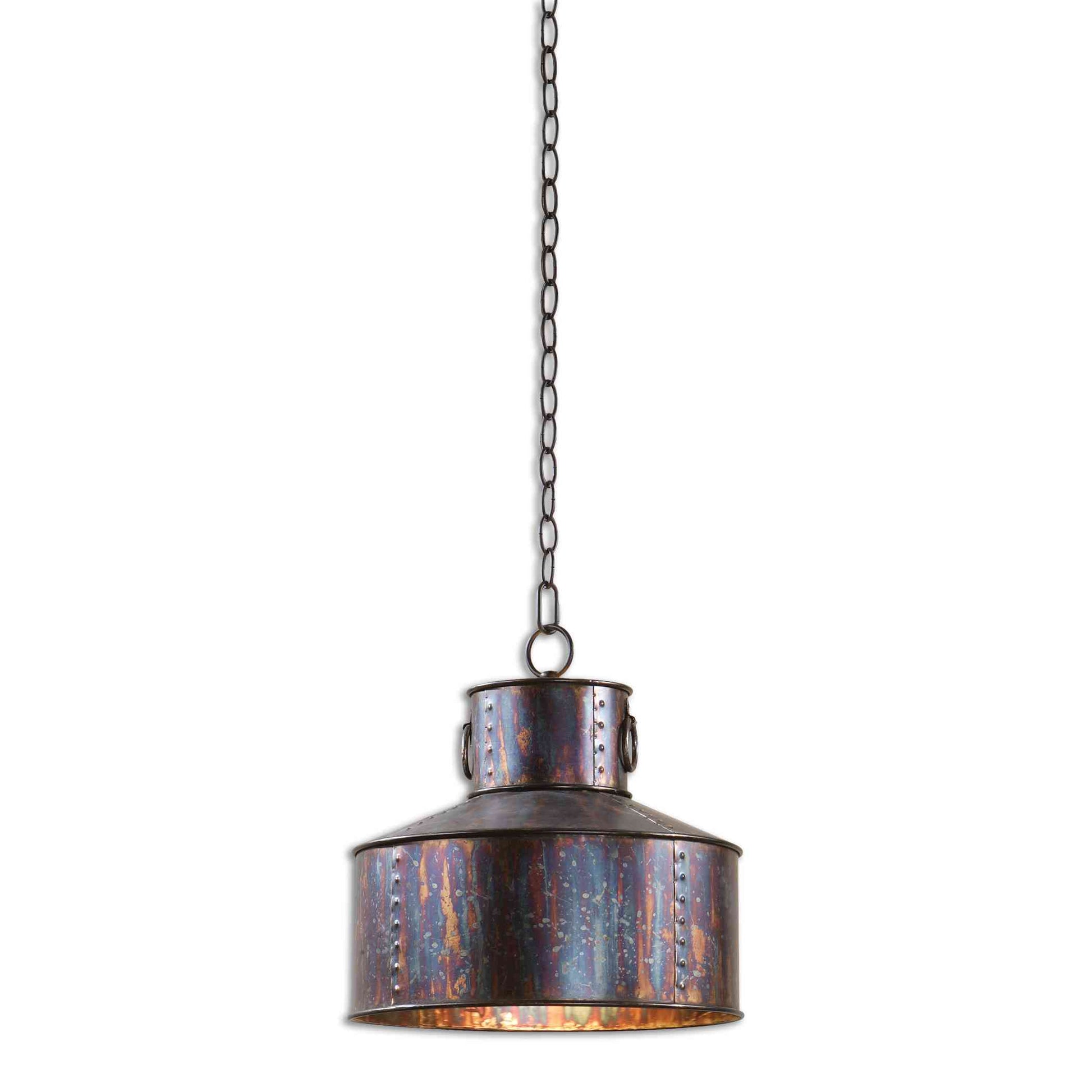 Uttermost Giaveno 1 Light Oxidized Bronze Pendant | Pendant Lamps | Modishstore