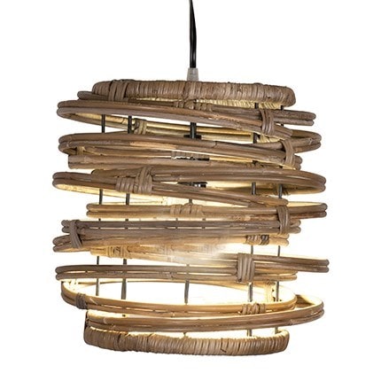 Oceola Mini Hanging Lamp-S-Kuboo Grey | Pendant Lamps | Modishstore