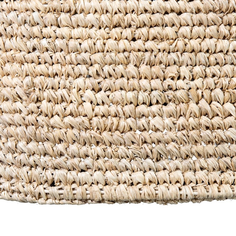 Giavanna Rafia Hanging Lamp - Cream by Jeffan | Pendant Lamps | Modishstore - 5