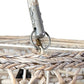 Double Barrel Hand Woven Natural Rope Chandelier-White Wash by Jeffan | Chandeliers | Modishstore - 4