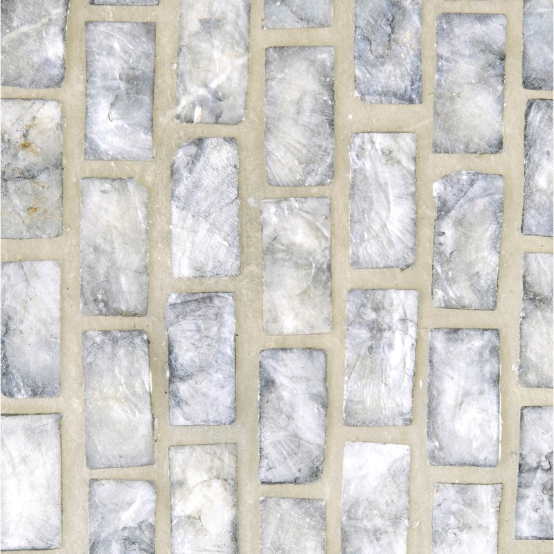 Wales Capiz Floor Lamp Large - Gray by Jeffan | Floor Lamps | Modishstore - 3