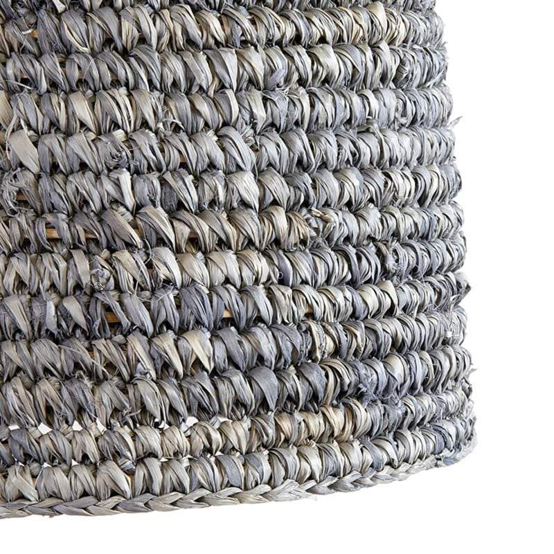Anika Pendant Woven Raffia-Grey Wash by Jeffan | Pendant Lamps | Modishstore - 5