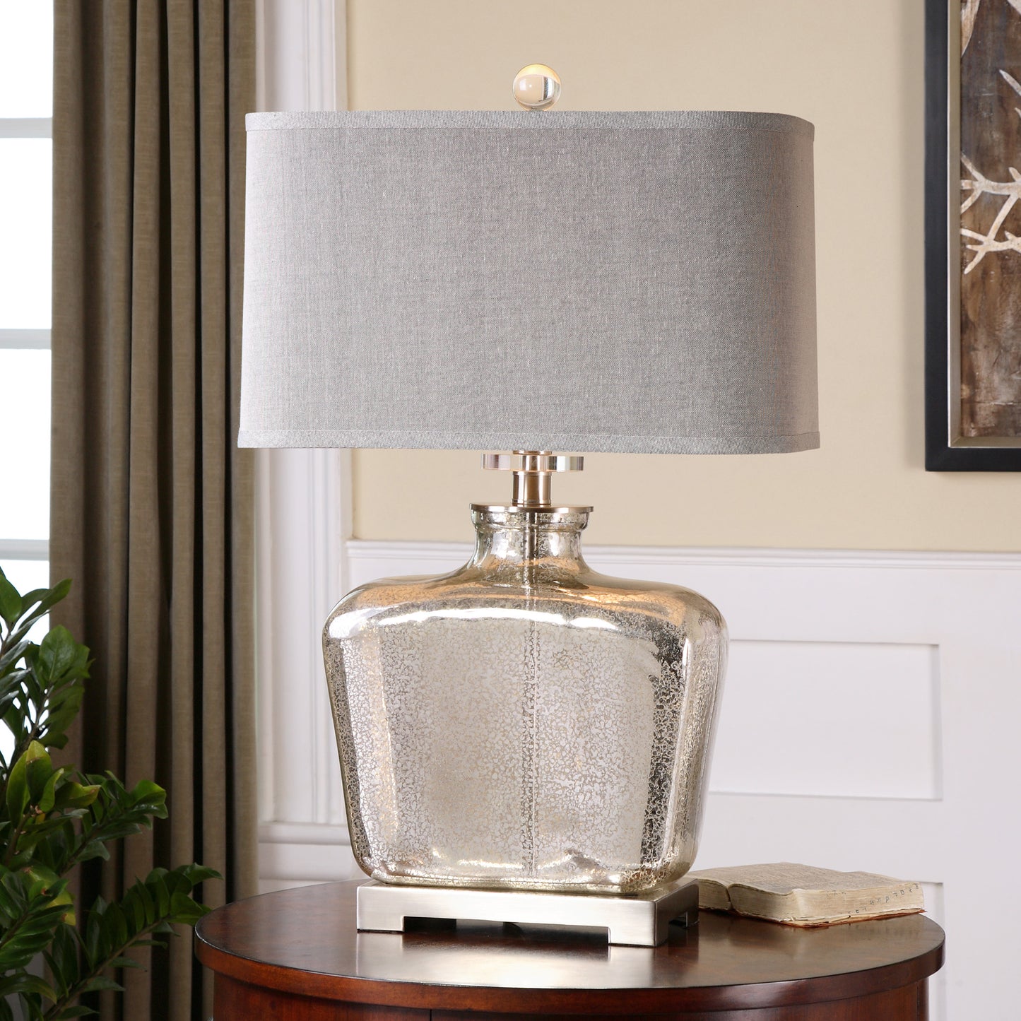 Uttermost Molinara Mercury Glass Table Lamp | Modishstore | Table Lamps