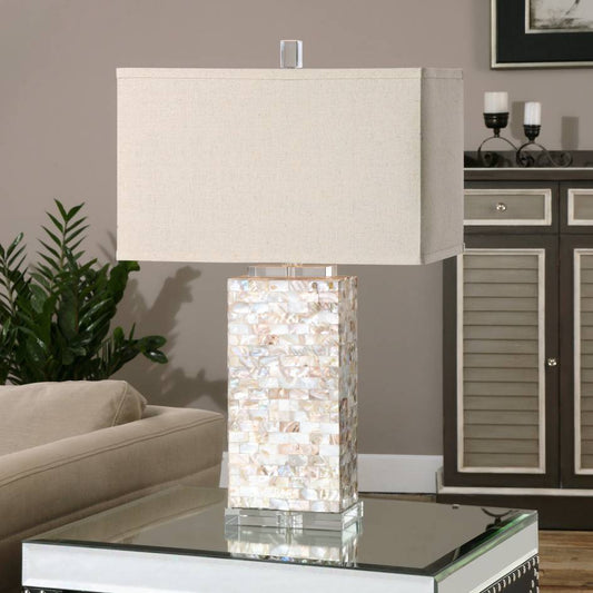 Uttermost Aden Capiz Shell Lamp | Modishstore | Table Lamps