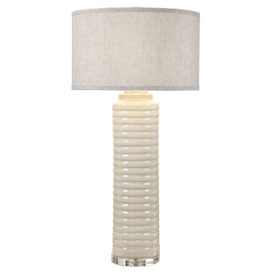 Uttermost Yana Ribbed Cylinder Lamp | Modishstore | Table Lamps-2