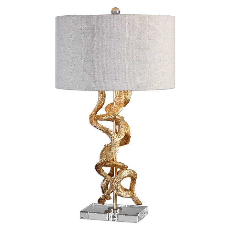 Uttermost Twisted Vines Gold Table Lamp | Modishstore | Table Lamps-2