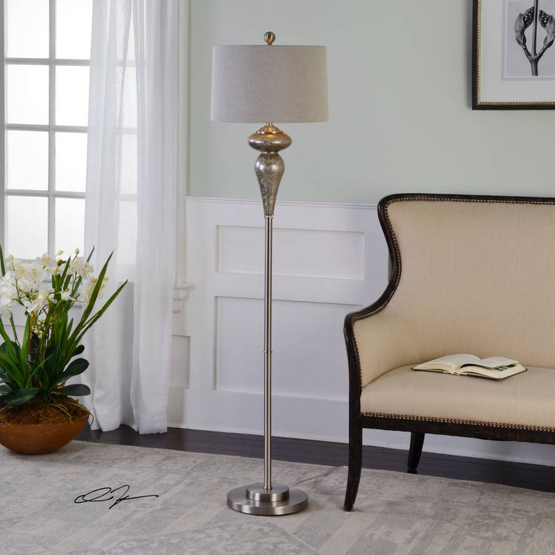 Uttermost Vercana Floor Lamp,Set Of 2 | Modishstore | Floor Lamps