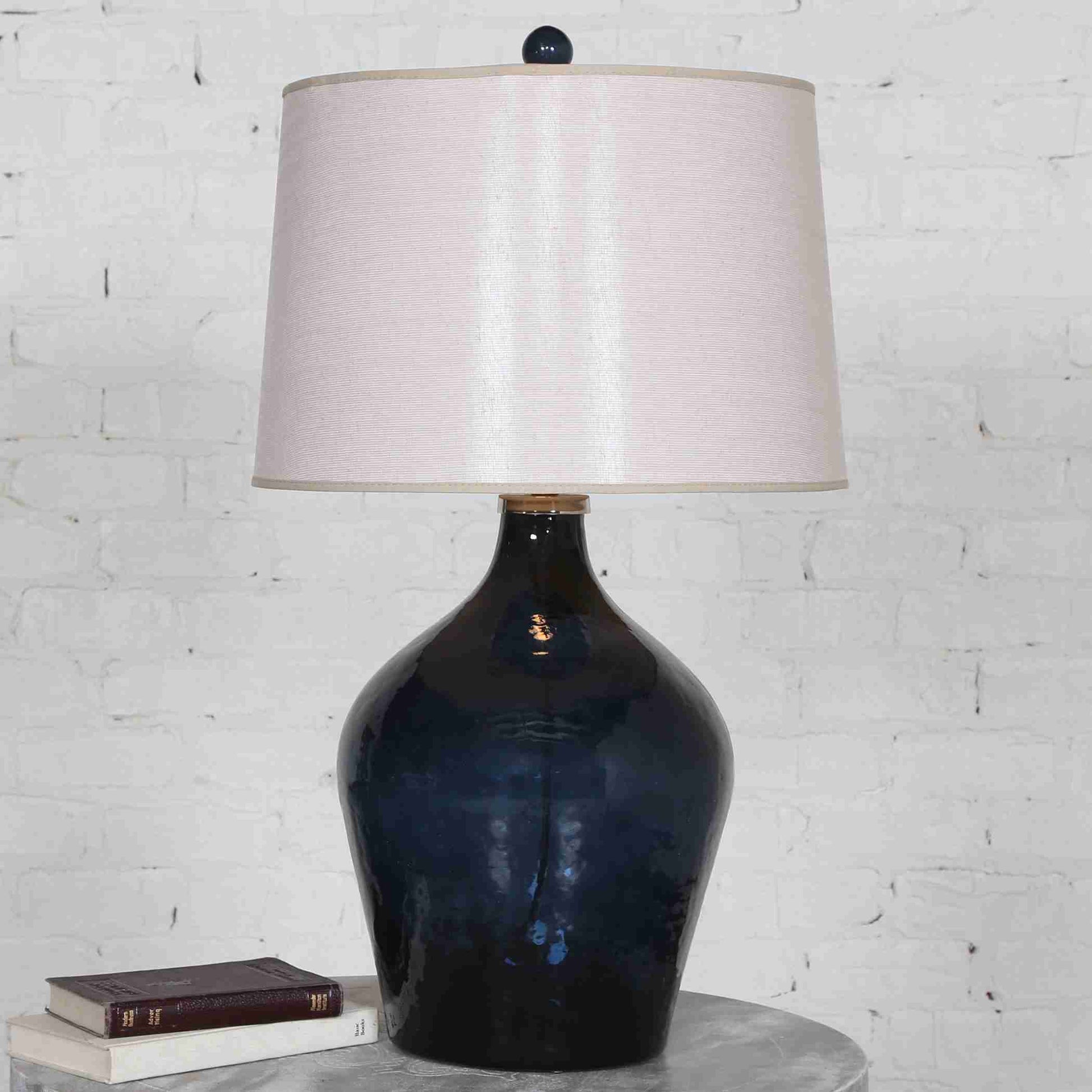 Uttermost Lamone Blue Glass Lamp | Table Lamps | Modishstore - 2
