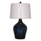 Uttermost Lamone Blue Glass Lamp | Table Lamps | Modishstore