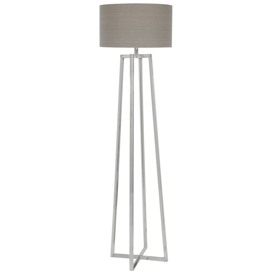 Uttermost Keokee Polished Nickel Floor Lamp | Modishstore | Floor Lamps-4