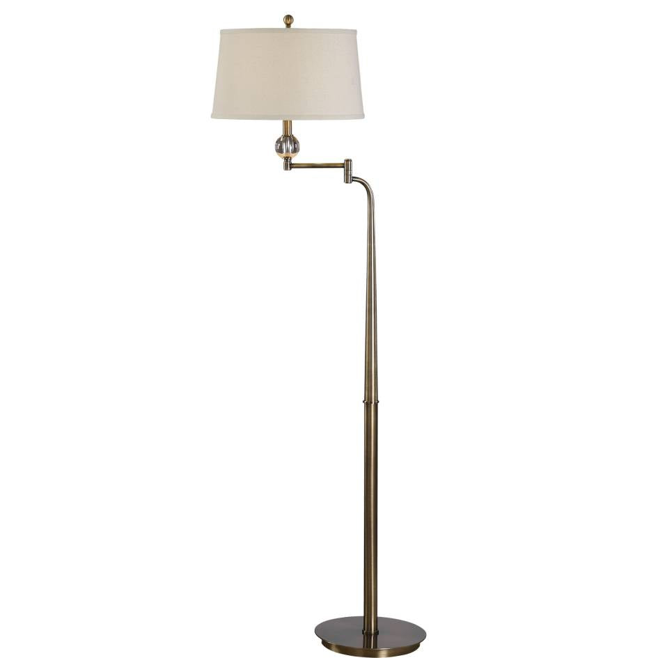 Uttermost Melini Swing Arm Floor Lamp | Modishstore | Floor Lamps-2