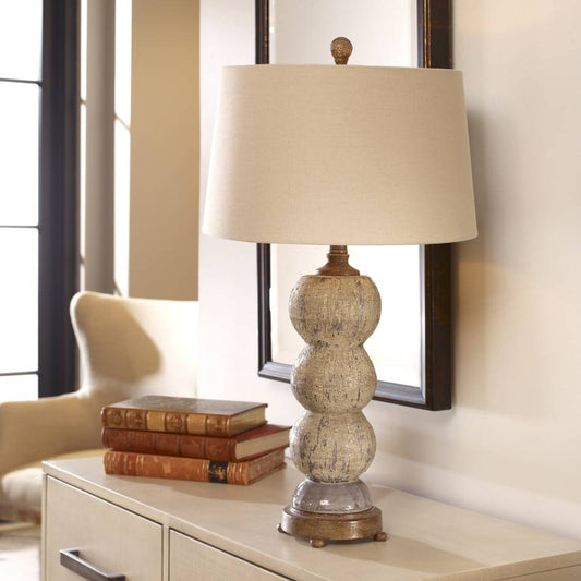 Uttermost Amelia Textured Ceramic Lamp | Modishstore | Table Lamps