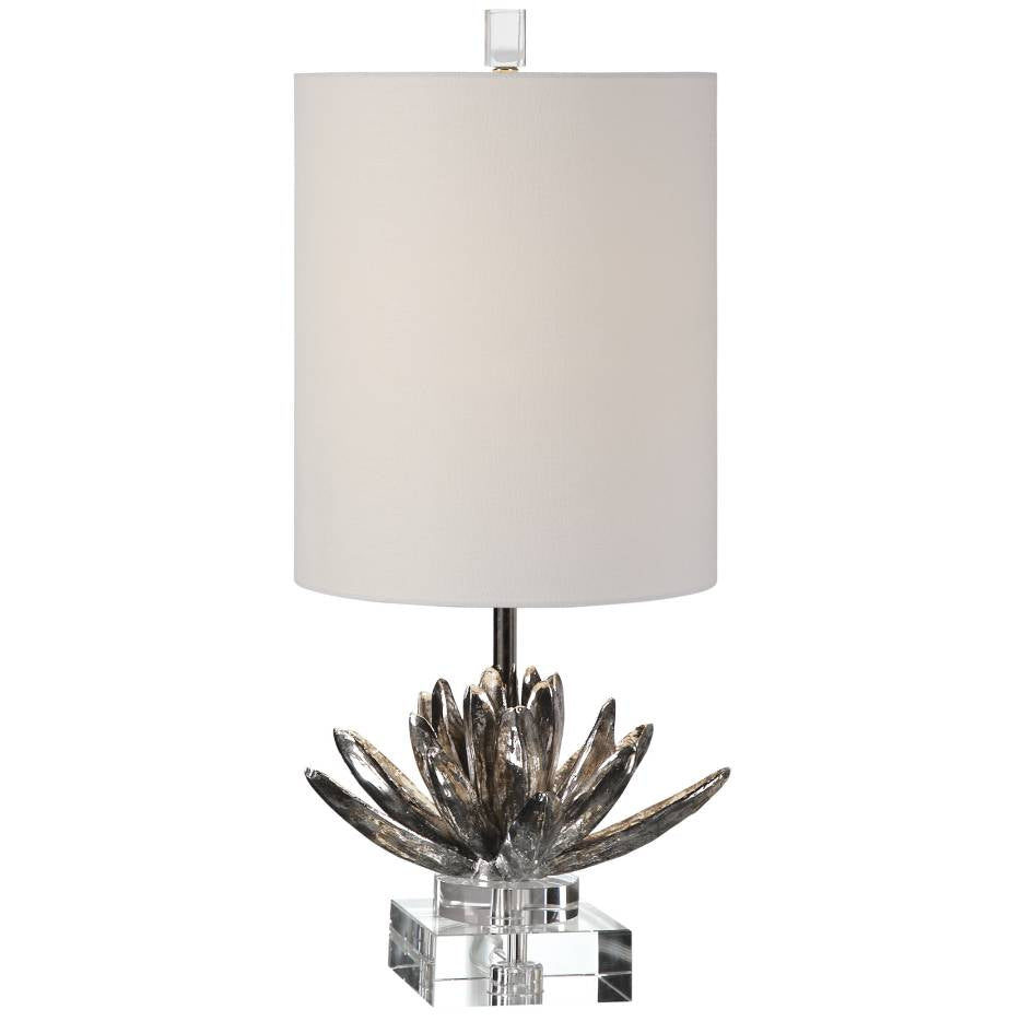 Uttermost Silver Lotus Accent Lamp | Modishstore | Table Lamps-2