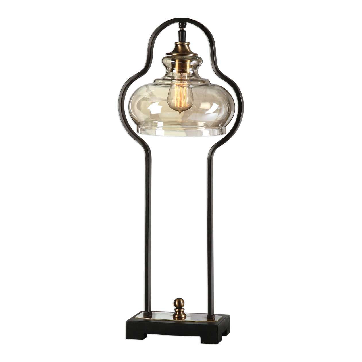 Uttermost Cotulla Aged Black Desk Lamp | Table Lamps | Modishstore - 5