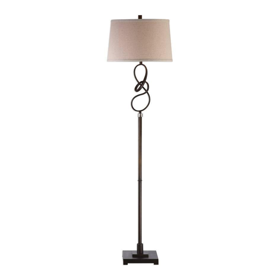 Uttermost Tenley Twisted Bronze Floor Lamp | Modishstore | Floor Lamps-3