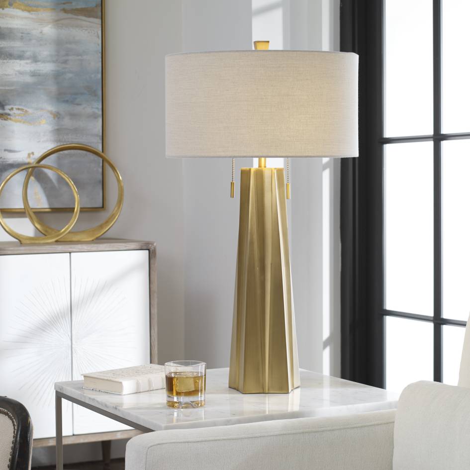 Uttermost Maris Gold Table Lamp | Modishstore | Table Lamps-2