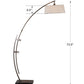 Uttermost Calogero Bronze Arc Floor Lamp | Floor Lamps | Modishstore - 3