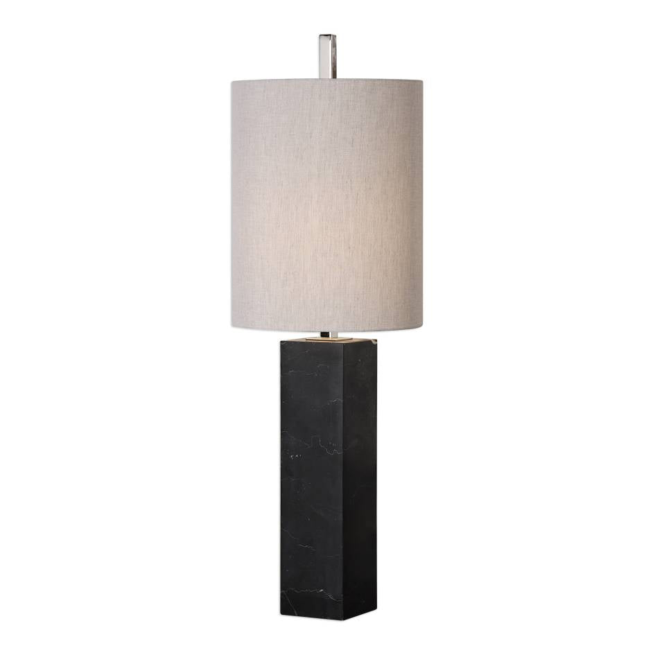 Uttermost Delaney Marble Column Accent Lamp | Modishstore | Table Lamps-3