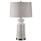 Uttermost Kansa Distressed White Table Lamp | Table Lamps | Modishstore - 2