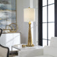 Uttermost Paravani Metallic Gold Lamp | Modishstore | Table Lamps