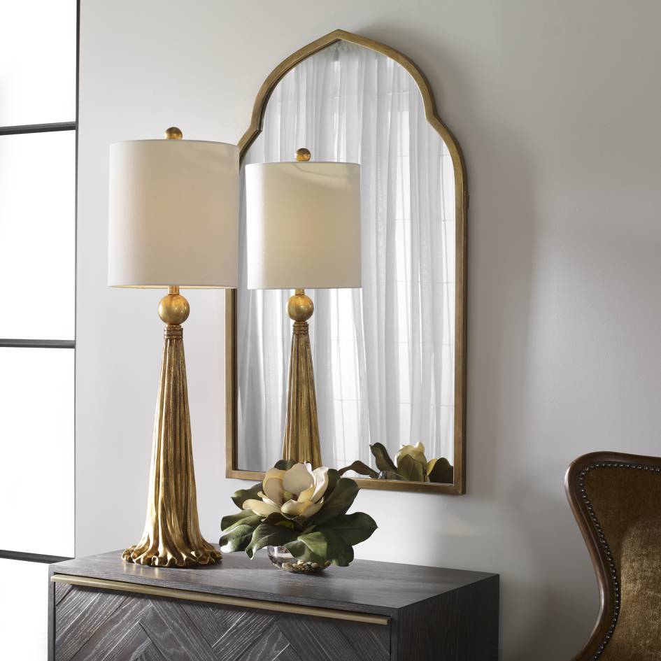 Uttermost Paravani Metallic Gold Lamp | Modishstore | Table Lamps-2