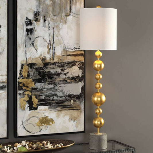 Uttermost Selim Gold Buffet Lamp | Modishstore | Table Lamps