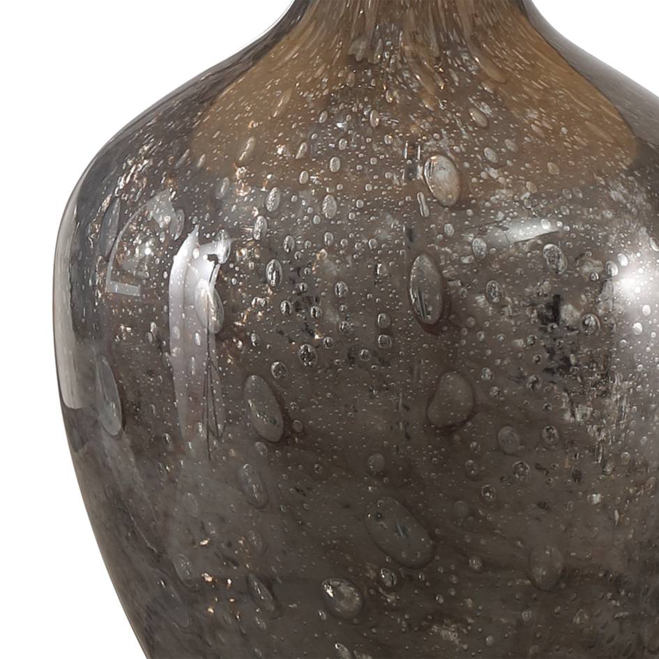 Uttermost Adria Transparent Gray Glass Lamp | Modishstore | Table Lamps-2