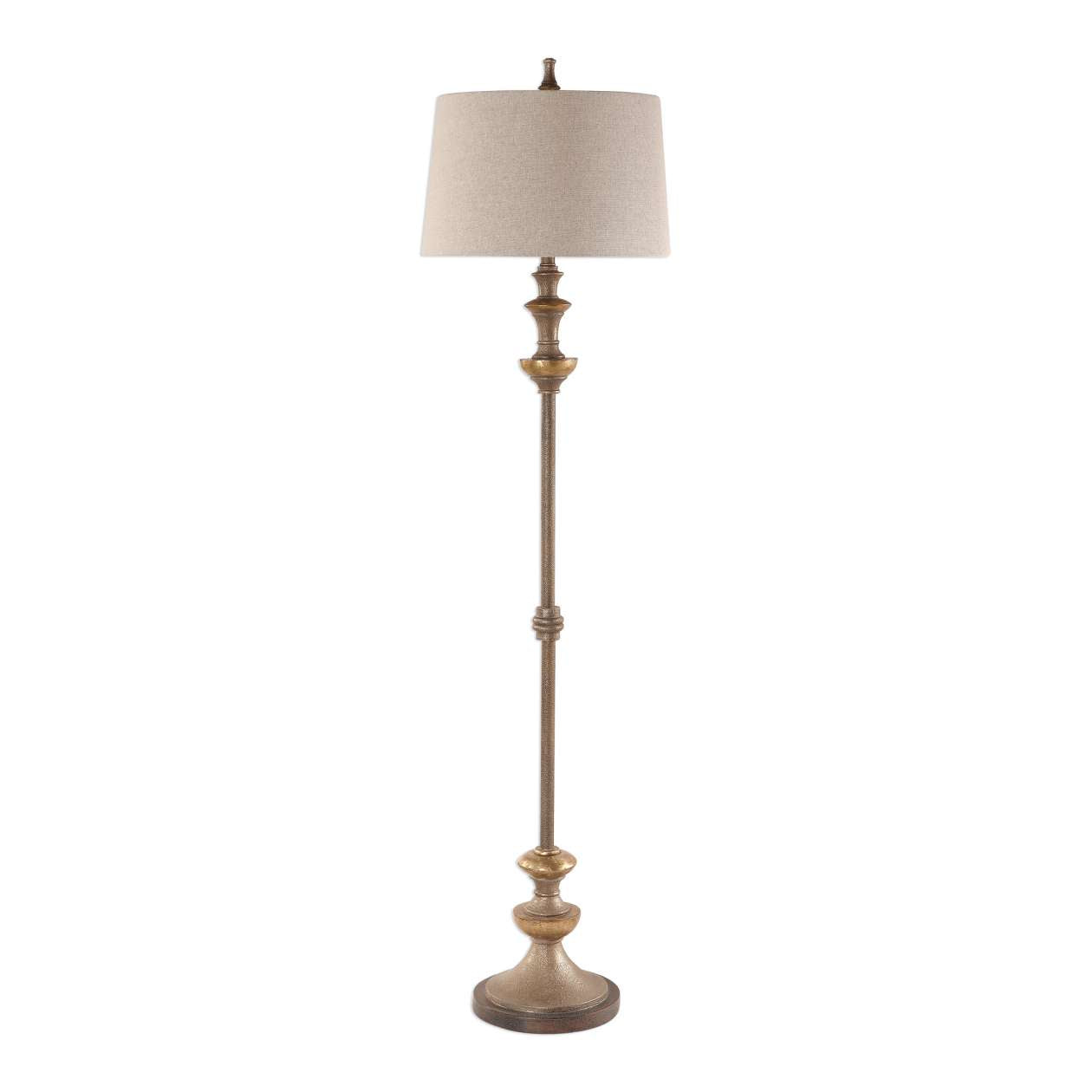 Uttermost Vetralla Silver Bronze Floor Lamp | Floor Lamps | Modishstore - 2