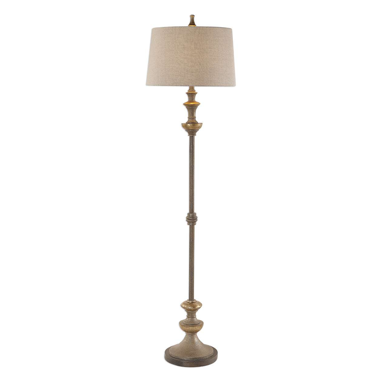 Uttermost Vetralla Silver Bronze Floor Lamp | Floor Lamps | Modishstore - 3