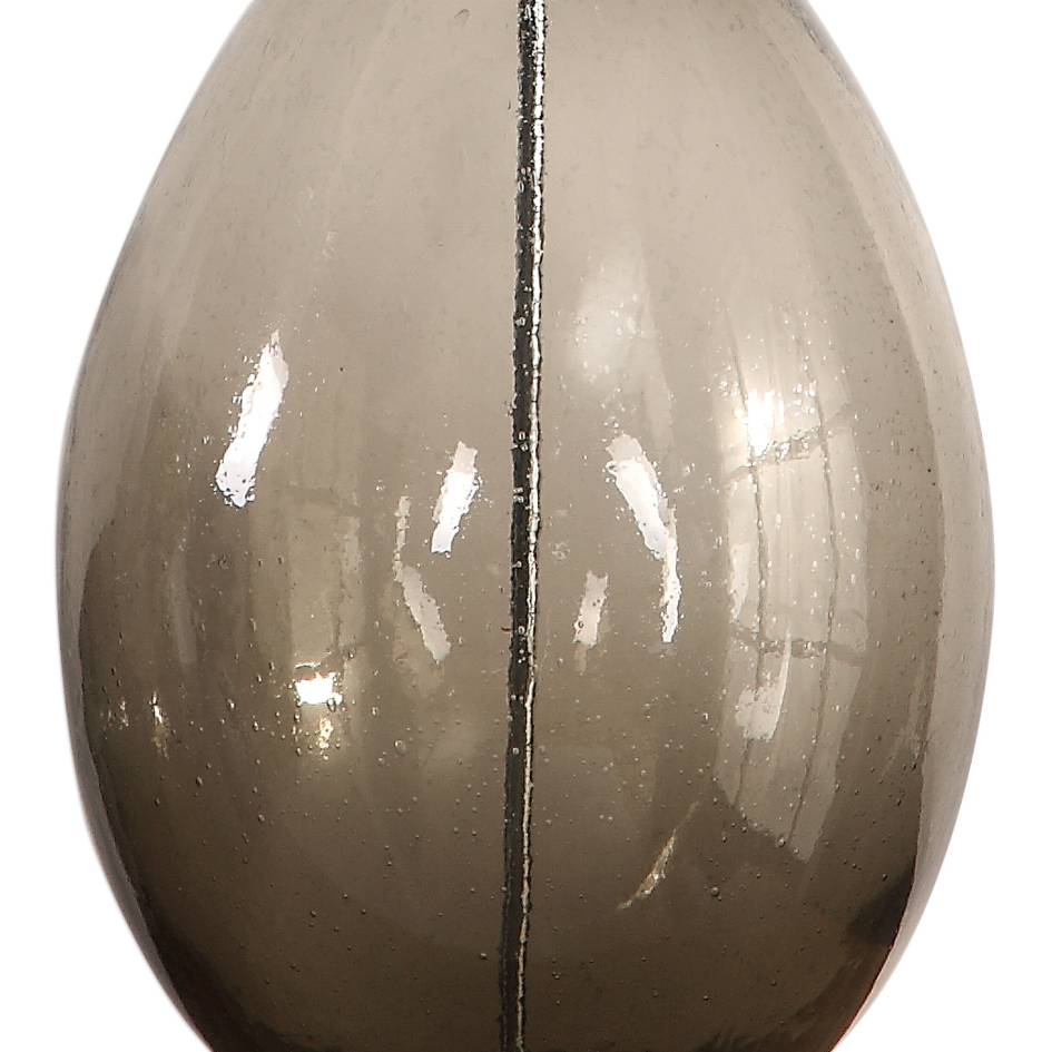 Uttermost Saimara Charcoal Glass Lamp | Modishstore | Table Lamps-2