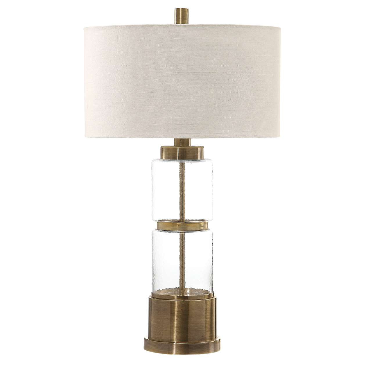 Uttermost Vaiga Glass Column Lamp | Table Lamps | Modishstore - 2