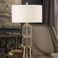 Uttermost Vaiga Glass Column Lamp | Table Lamps | Modishstore