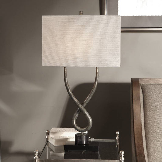Uttermost Talema Aged Silver Lamp | Modishstore | Table Lamps