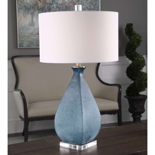 Uttermost Atlantica Ocean Blue Lamp | Table Lamps | Modishstore