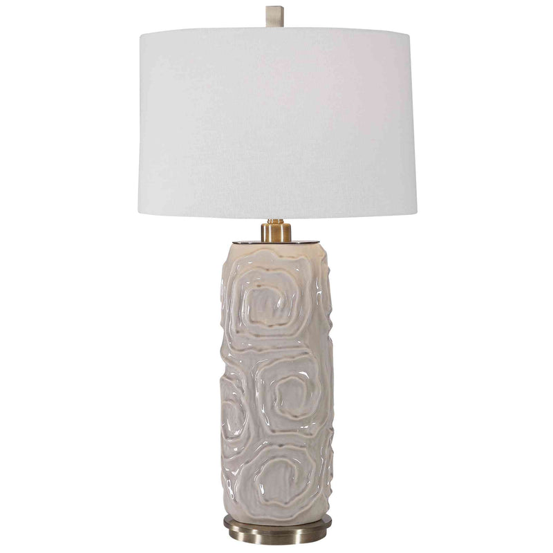 Uttermost Zade Warm Gray Table Lamp | Table Lamps | Modishstore