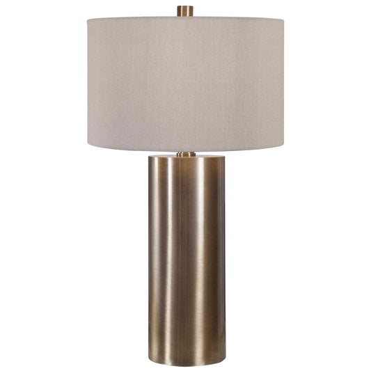 Uttermost Taria Brushed Brass Table Lamp | Table Lamps | Modishstore